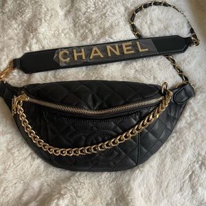 Chanel quilted belt bag. VIP gift item